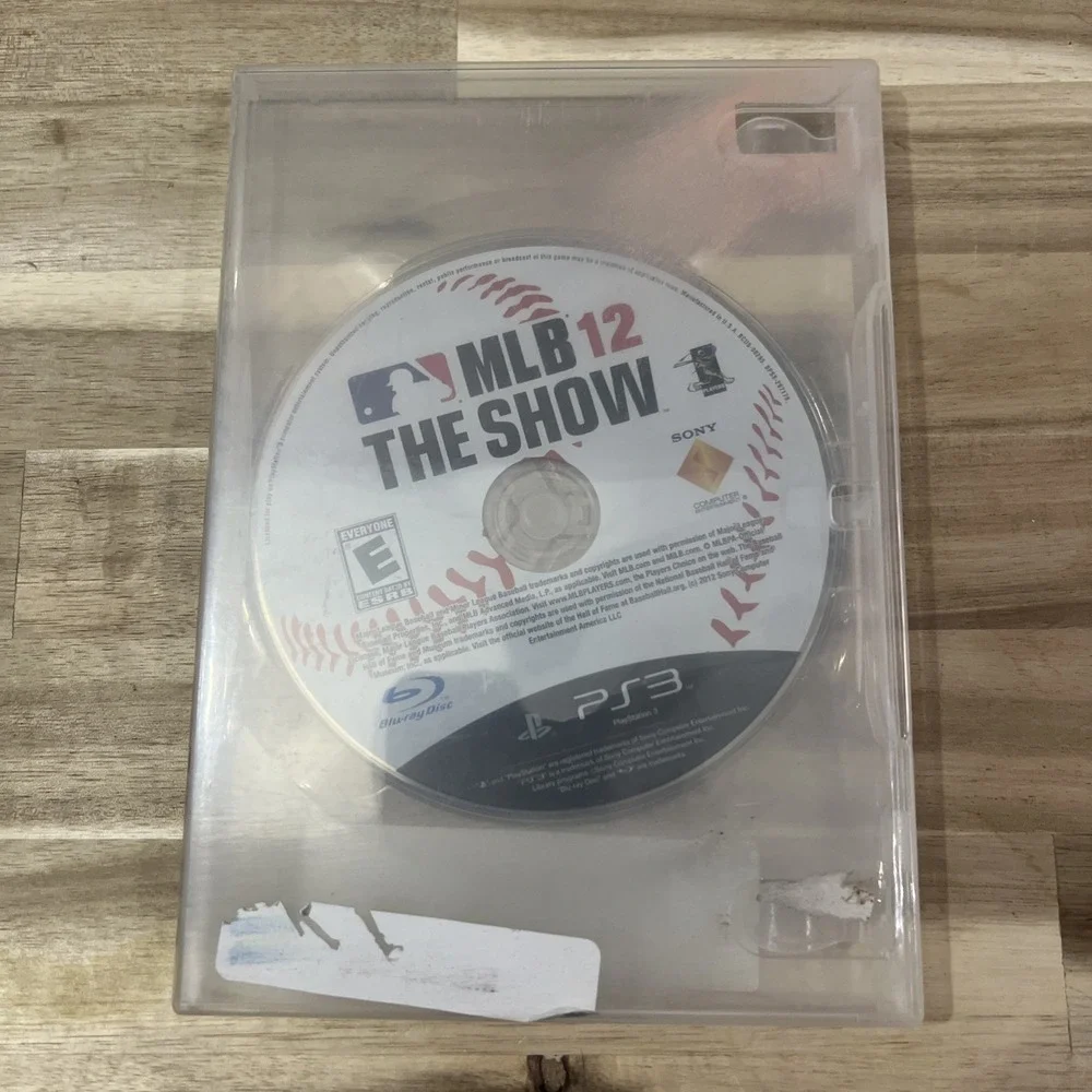 MLB 12 The Show Sony PS3 PlayStation 3  Disc only, works perfectly!